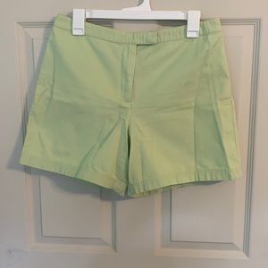 Loft light green high waisted shorts. Size 10
